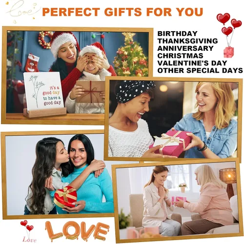 Miniatura 5 de Decoración positiva para oficina en casa, regalos motivacionales para mujeres, letrero «It's a Good Day» arte decorativo inspiracional