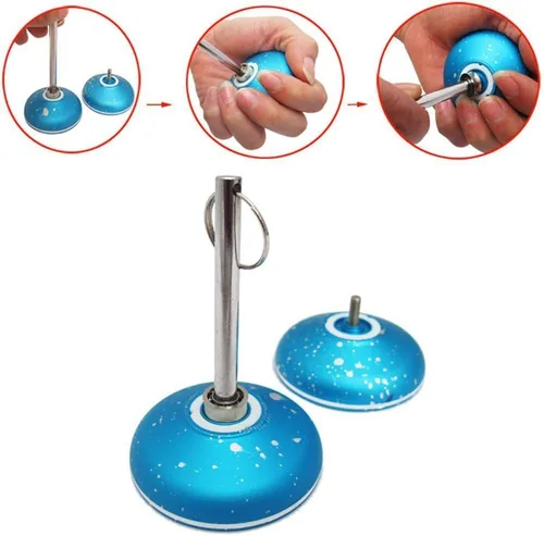 Miniatura 4 de MAGICYOYO Unresponsive Yoyo - Rodamientos de bolas chapados en oro, 10 rodamientos Yoyo y 6 ejes (0.315 in/0.394 in/0.472 in) + removedor
