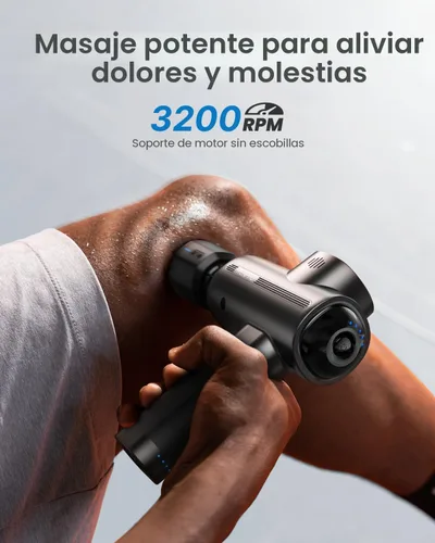 Miniatura 5 de RENPHO Pistola de masaje Thermacool activa de tejido profundo con calor y frío, regalos del día del padre, elegible para FSA, masajeador de espalda