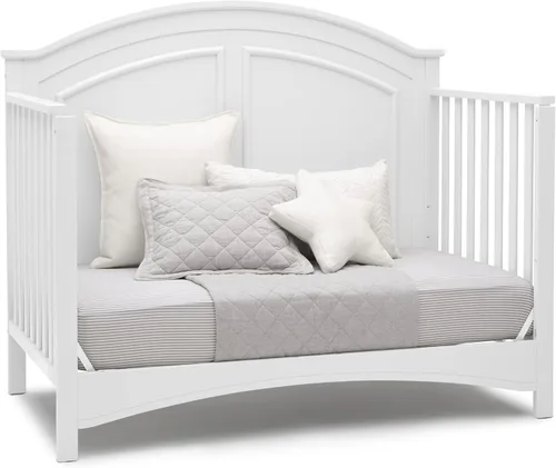 Miniatura 11 de Delta Children Perry, cuna convertible 6 en 1, con certificado Greenguard Gold, color blanco Bianca