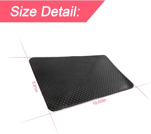 Miniatura 2 de Alfombrilla antideslizante de goma para salpicadero de coche, 27 x 15 cm Universal adhesiva antideslizante mágica para salpicadero de coche