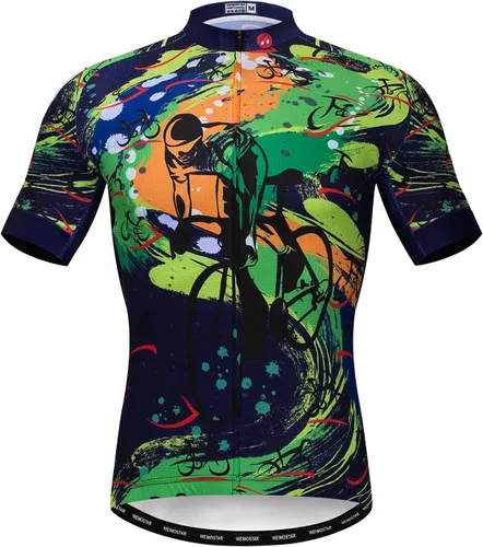 Miniatura 10 de Hotlion Verano Ciclismo Jersey Hombres Mountain Bike Jersey Secado rápido Bicicleta Camisa Manga Corta Ciclismo Ropa 1CF0166