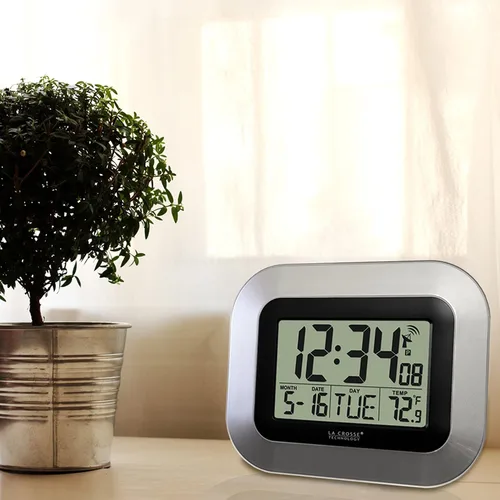 Miniatura 6 de La Crosse Technology Relojes de pared atómicos analógicos y digitales con temperatura
