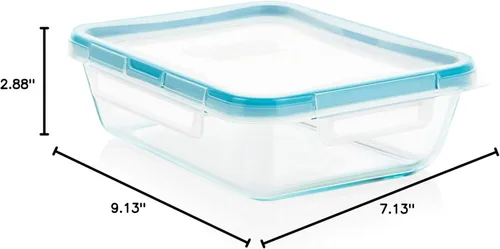 Miniatura 4 de Set completo de recipientes de plástico Snapware, Rectangle, Transparente