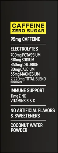Miniatura 5 de BODYARMOR Paquetes de electrolitos Flash IV con cafeína, paquete variado de frambuesa azul y bayas de dragón, mezcla de bebida energética sin