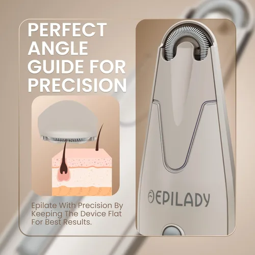 Miniatura 6 de Epilady Depiladora Esthetic Pearl para Rostro de Mujer, Removedor de Vello Facial Femenino Incluye Estuche y Cepillo de Limpieza, Pinzas