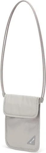 Miniatura 3 de Pacsafe Coversafe X75 - Funda antirrobo para cuello con bloqueo RFID, Gris (Neutral Grey)), 10148