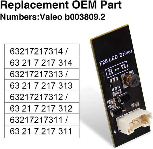 Miniatura 5 de TRISCO Placa LED trasera X3 F25 -4 piezas, placa de reparación de luz LED trasera, repuesto de chip LED compatible para X3 F25 2011 a 2015 4