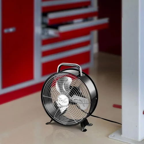 Miniatura 10 de Vie Air Ventilador de tambor de metal duradero de doble velocidad potente y silencioso de alta velocidad, 12 pulgadas de ancho