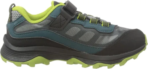Miniatura 4 de Merrell Moab Speed - Tenis de senderismo impermeables con cierre alternativo bajo para niños