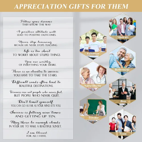Miniatura 6 de Fumete 12 pulseras inspiradoras a granel para mujeres, joyería grabada personalizada motivacional para regalos de compañeros de trabajo