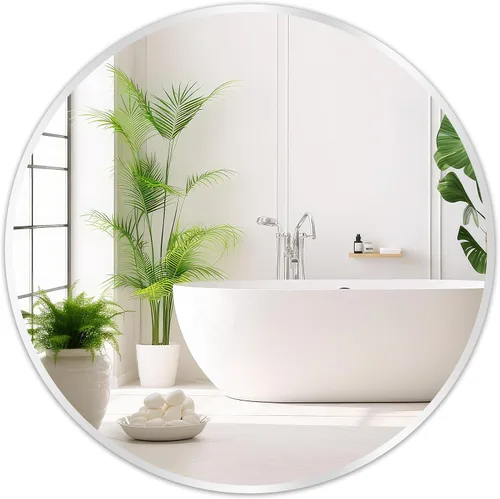Miniatura 16 de Fabuday Espejo circular negro para pared de 20 pulgadas, espejos redondos para baño, entrada, sala de estar, pasillo, decoración de dormitorio