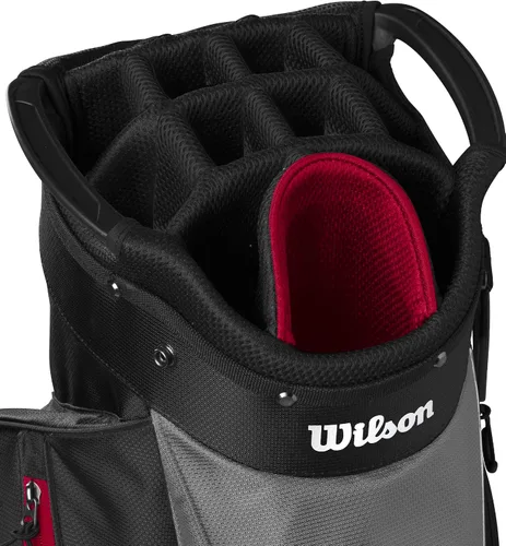 Miniatura 3 de Wilson Bolsa de Carrito de Golf Feather - Negro/Gris/Rojo