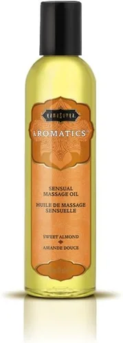 KAMA SUTRA Aromatics - Aceite de masaje de almendra dulce, mezcla rica de aceites de 2 onzas líquidas, aceite de masaje para articulaciones y