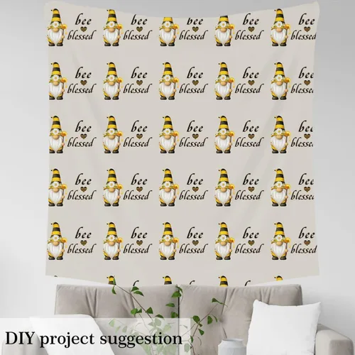 Miniatura 3 de The Yard - Tela de abeja de 1 yarda de caricaturas lindas abejas decorativas impermeables para exteriores, para niños, adolescentes y adultos, tela