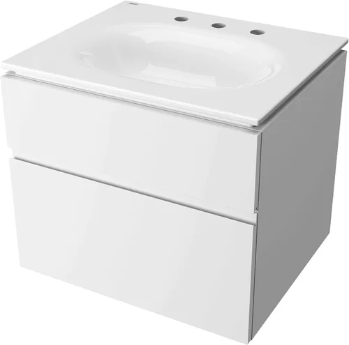 Miniatura 10 de American Standard 1297008.020 Studio S 24 - Fregadero de tocador - Centro de 8 pulgadas, color blanco