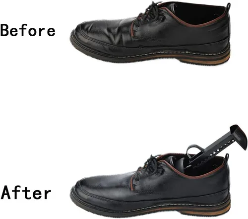 Miniatura 5 de YY YEARCHY Árbol de zapatos para hombre, soporte para estirador de zapatos, soporte de forma para botas de hombre, ajustable, de plástico ligero