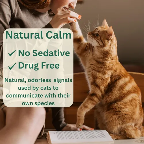 Miniatura 3 de Difusor calmante para gatos de 60 días, difusor de feromonas naturalmente eficaz para reducir la ansiedad, ayuda a reducir los arañazos, rociar