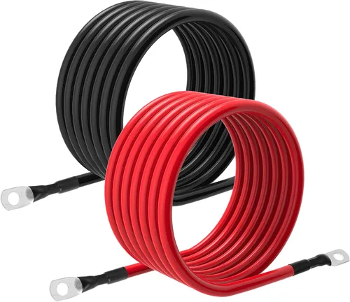 Miniatura 29 de Cable de batería 1/0 AWG 1/0AWG Calibre Cables de inversor de batería para automotriz, solar, marino, barco, RV, automóvil, motocicleta
