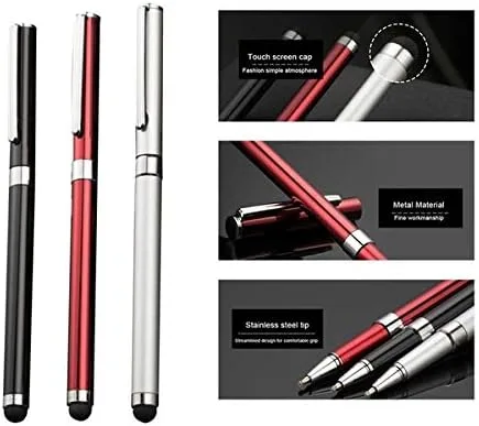 Miniatura 3 de Tek Styz PRO Stylus + Pen compatible con Samsung Galaxy A23 con alta sensibilidad táctil personalizada y tinta negra, paquete de 3