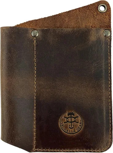 Miniatura 2 de Funda para herramientas hecha a mano de cuero de grano completo, soporte multiherramienta, funda para cuchillos, accesorios de camping y exteriores