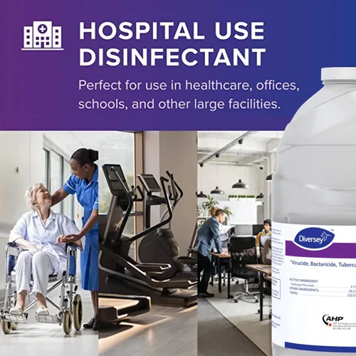 Miniatura 6 de Oxivir Diversey 100898636 Tb Limpiador desinfectante de peróxido de hidrógeno líquido listo para usar, limpiador tuberculocida multisuperficie, 1