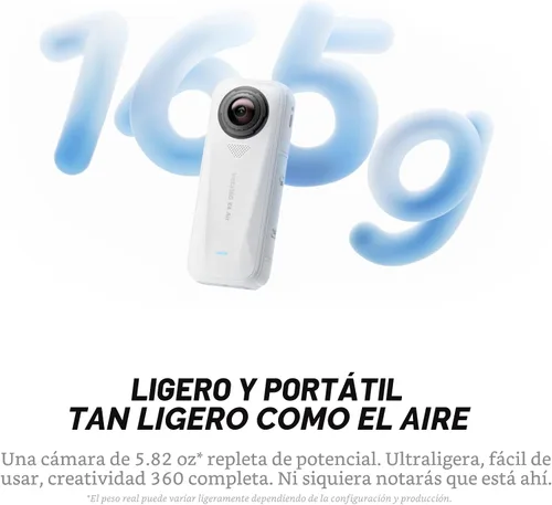 Miniatura 2 de Insta360 X4 Air Kit de inicio - Cámara 360 de 8K y 165g ligera, palo de selfie invisible, lentes reemplazables, dispara primero y enmarca después