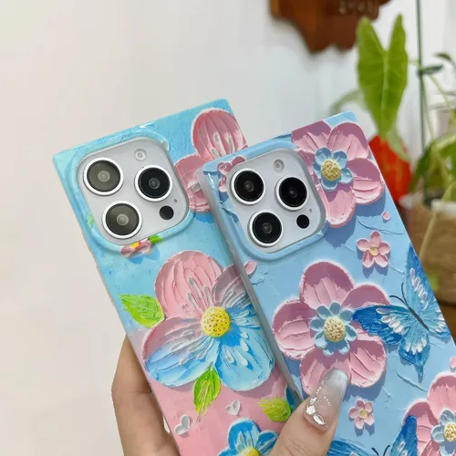Miniatura 5 de Funda de silicona suave compatible con iPhone 17 de 6.3 pulgadas, funda protectora de silicona suave para mujer (mariposa azul)