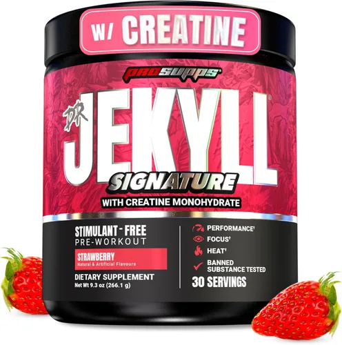 Miniatura 10 de ProSupps Dr. Jekyll Signature - Polvo de preentrenamiento con creatina, sin estimulaciones, apoya la concentración y la resistencia, suplementos