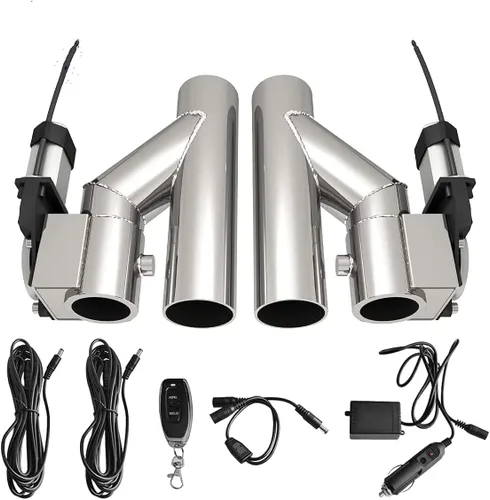 Kit de tubo de escape SPELAB de 2.0 pulgadas de acero inoxidable
