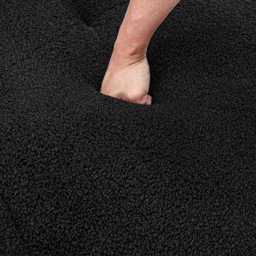 Miniatura 4 de JACH Sofá de nube de 3 plazas para sala de estar, moderno sofá tapizado de sherpa, sofá de ocio minimalista, cómodo sofá nube para apartamento