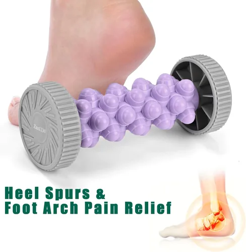 Miniatura 3 de ZanLLW Rodillo de pie para alivio de la fascitis plantar, masajeador manual de pies de tejido profundo para circulación y alivio del dolor, terapia