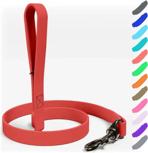 Miniatura 13 de Biothane - Correa para perro extra resistente, fabricada en Estados Unidos, correas impermeables para perros grandes, medianos y pequeños, correa