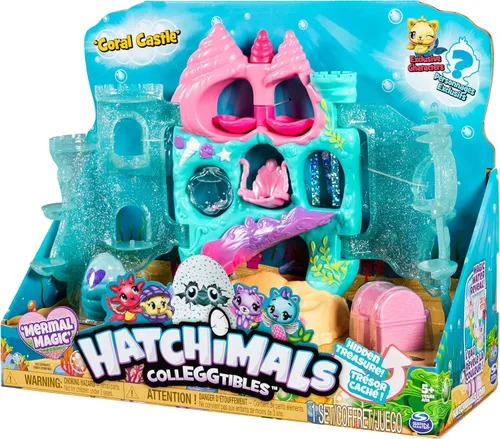Miniatura 9 de Hatchimals CollEGGtibles, juego abierto con diseño de castillo de coral con personaje mermal exclusivo (juego exclusivo de Amazon), juguetes
