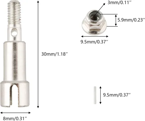Miniatura 4 de Copa de transmisión de metal para automóvil RC SN-WJ04A, repuestos accesorios 30-WJ04 BL-WJ04 para camión Sonic a escala 1:16 9130 9135 9138 HM163