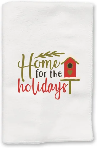 Miniatura 8 de Decoración de Navidad Toallas decorativas de cocina y baño Conchas marinas de playa Ho Ho Ho Novedad de invierno de Navidad Toalla blanca