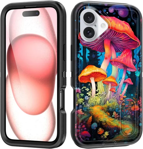 Miniatura 108 de Funda para iPhone Air con soporte integrado, a prueba de golpes, polvo y caídas, 3 capas, grado militar, funda protectora para iPhone Air de 6.5