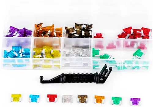 Miniatura 12 de Juego surtido de 36 fusibles de cuchilla de automóvil, fusibles de repuesto para automóviles, lanchas, camiones, SUV, automotrices