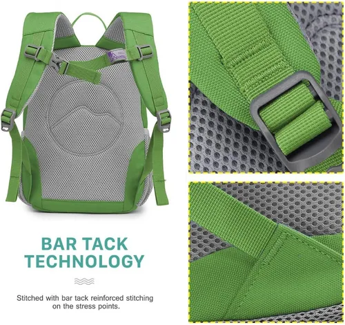 Miniatura 8 de MOUNTAINTOP Mochila infantil para niños y niñas, bolsa de jardín de infantes preescolar