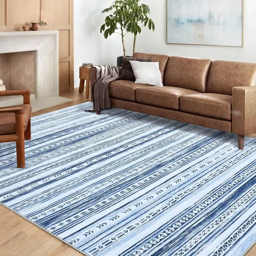 Miniatura 18 de GlowSol Alfombra de pasillo lavable de 2 x 6 pies, antideslizante, suave, alfombra de baño que no se desprende, alfombra de interior de pelo bajo