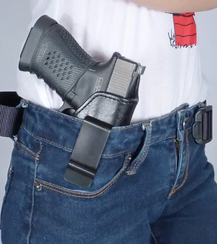 Miniatura 4 de Tactical Scorpion Gear Funda de cuero de grano completo IWB ocultar arma para Taurus Millennium G2 PT111 PT132 PT138 PT140 PT145 PT745 G2c