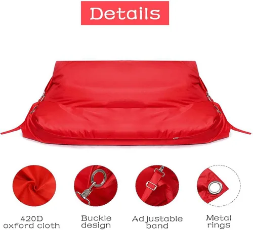 Miniatura 6 de Funda para sofá 420D, impermeable, tela Oxford, para tumbonas, puf, sofás, tatami, hogar, camping, almacenamiento al aire libre, funda para silla