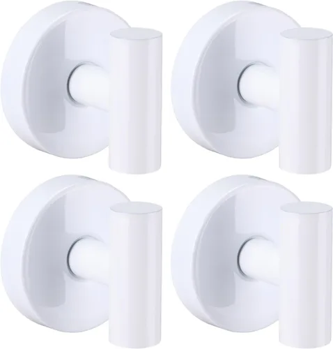 Miniatura 11 de Ganchos de ventosa para ducha - Ganchos reutilizables para baño para toallas, batas y lofa - Montaje sin taladro en cocina, paredes, metal, vidrio