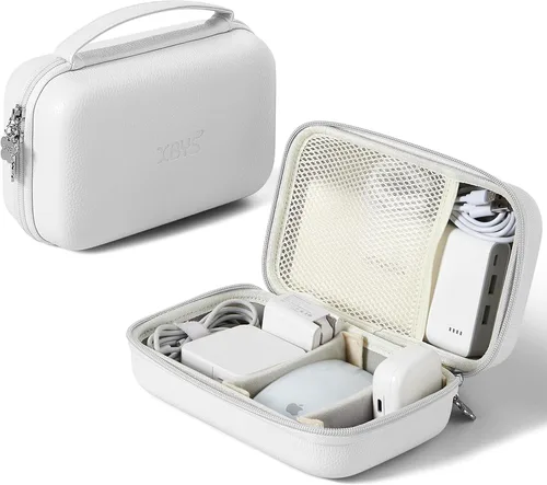 Miniatura 15 de Estuche Cargador para Macbook, Bolsa Organizadora Electrónica Portátil, Bolsa de Almacenamiento de Viaje para Accesorios de Laptop, Adaptador