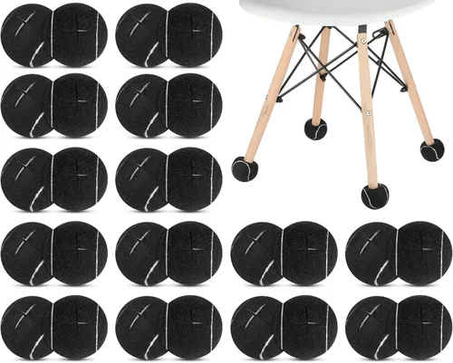 40 pelotas de tenis para patas de muebles y protección del suelo, pelotas de tenis precortadas para sillas, pelotas de tenis, fundas de pies para