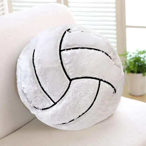 Miniatura 3 de XZJMY Almohada de voleibol, almohada deportiva suave y esponjosa, juguete de pelotas deportivas de peluche de 13.8 pulgadas, regalo para niños
