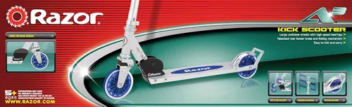 Miniatura 6 de Razor A3 Kick Scooter for Kids Ages 5+ - Larger Wheels, Front Suspension, Wheelie Bar, Lightweight, Foldable, Aluminum Frame, and Adjustable