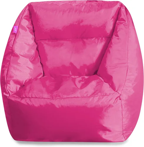 Miniatura 32 de Posh Beanbags - Sillón puff grande, 38 pulgadas, color azul rey sólido Nylon suave - Azul real