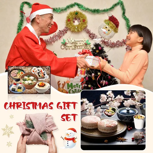 Miniatura 2 de Paquete de 36 adornos de Navidad para taza de comida de ramen de madera, regalo de ramen, rollo de sushi, decoración tradicional japonesa