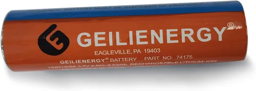 Miniatura 3 de Batería de 3.7V 2600mAh compatible con linterna de litio 74175 (1 paquete)